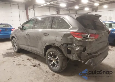 2019 Toyota Highlander Le from USA, damaged, VIN 5TDBZRFH8KS966175